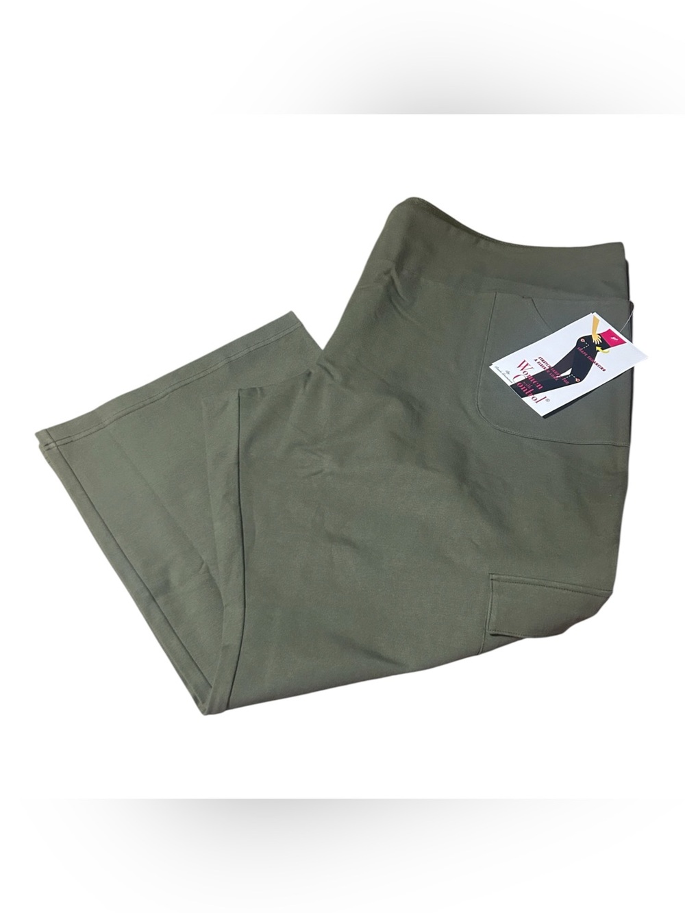 Women with Control Olive Cargo Pants